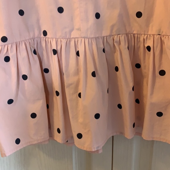 4/$25 Zara NWOT pink polka dot blouse - Picture 6 of 7
